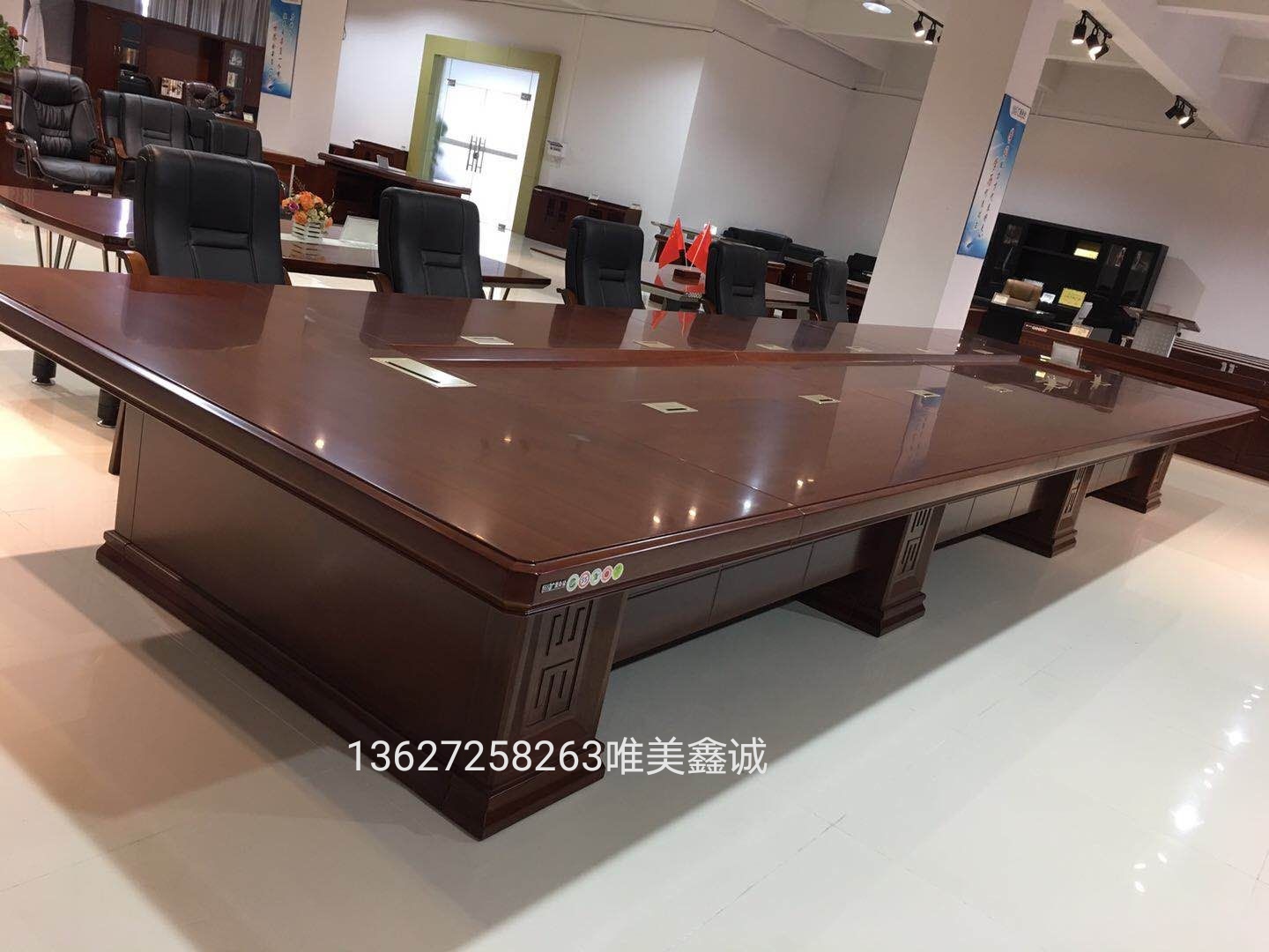 实木油漆会议桌WM-GS-1