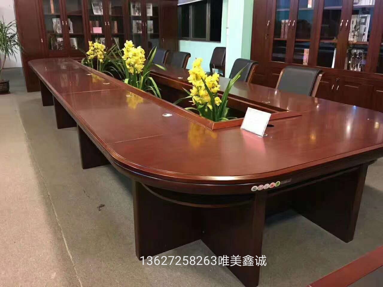 实木油漆会议桌WM-GS-3