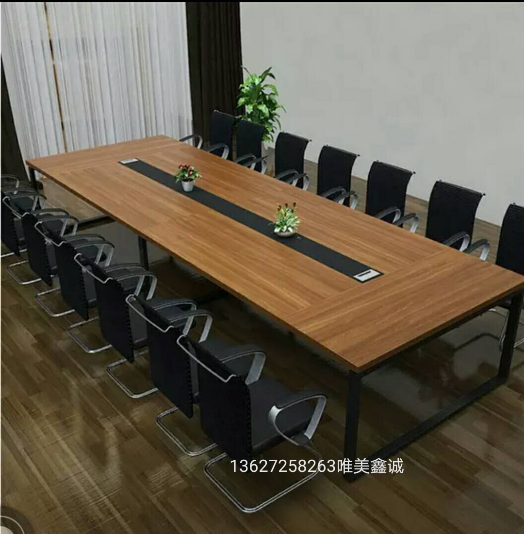 钢架简约会议桌WM-FLX-11