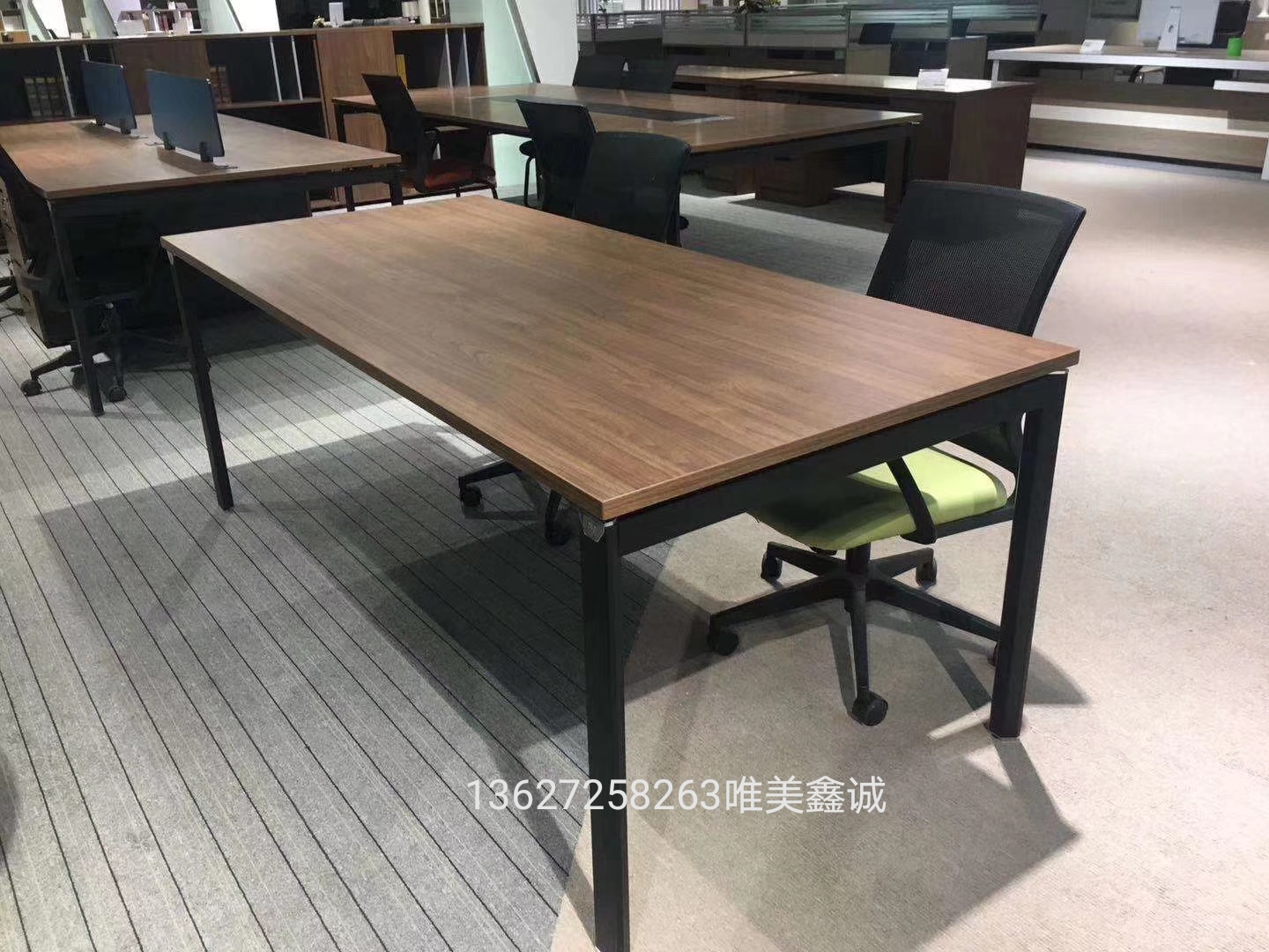 钢架会议桌WM-FLX-18