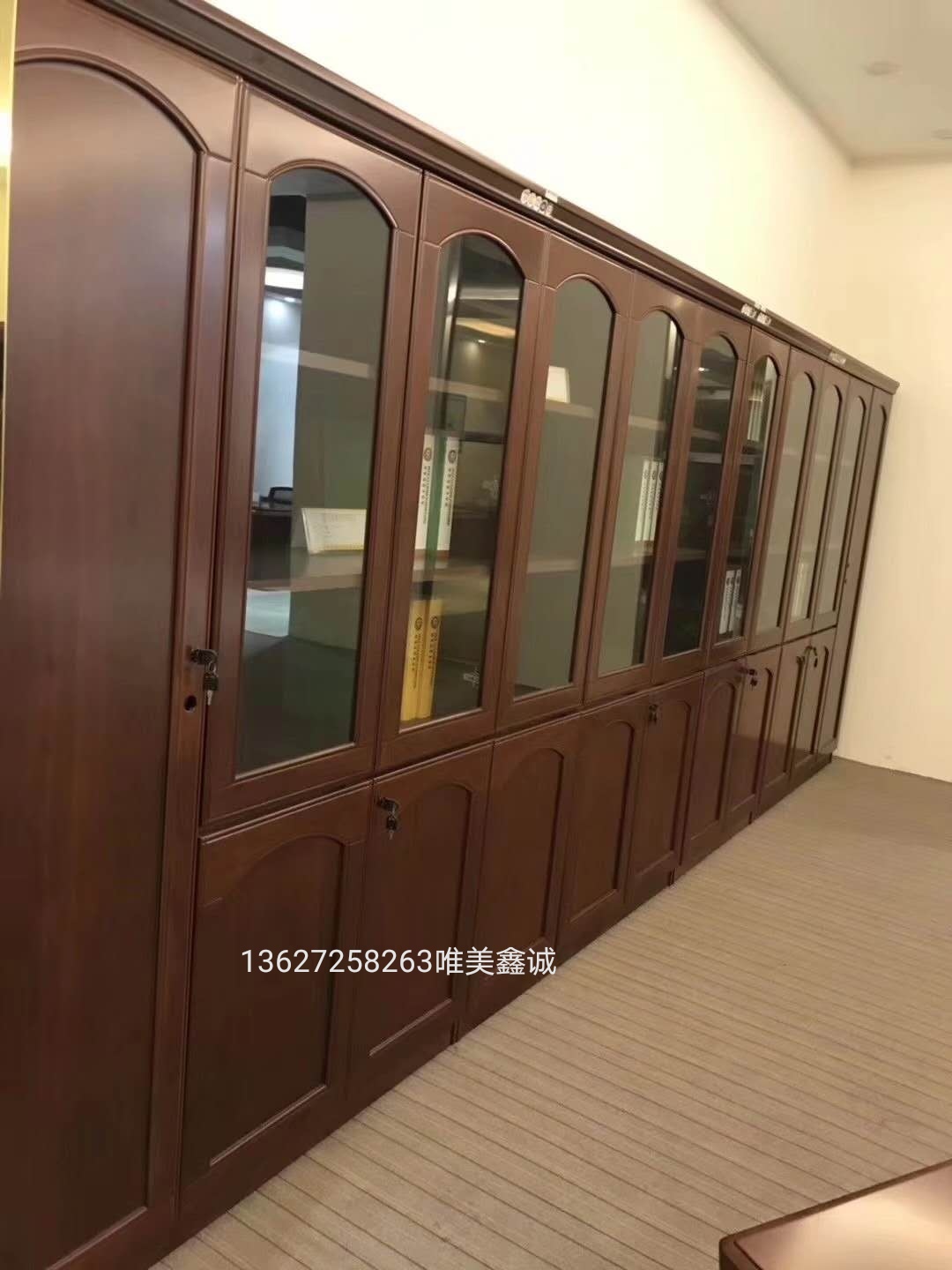 实木油漆文件柜WM-BC-11门