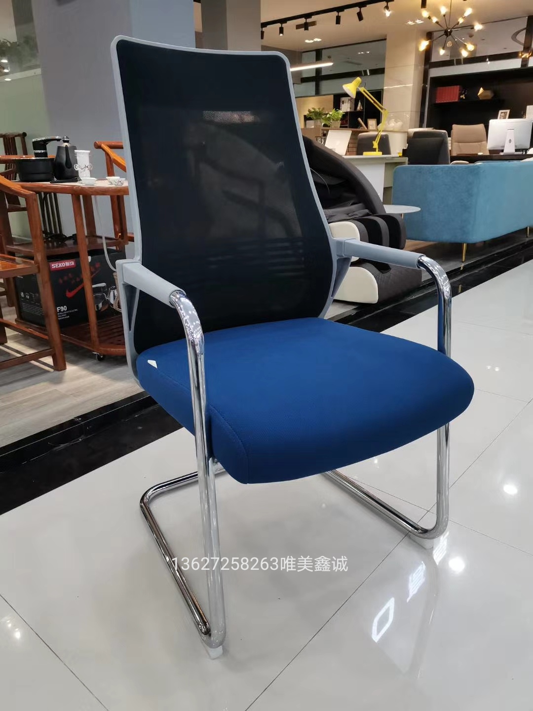弓字形会议椅WM-BX-017
