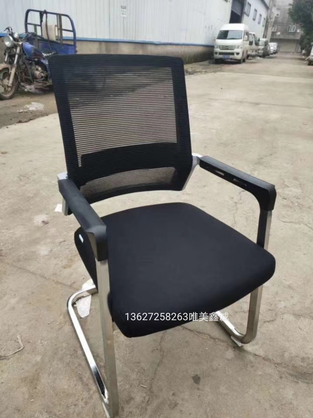 网面弓字椅WM-BX-028