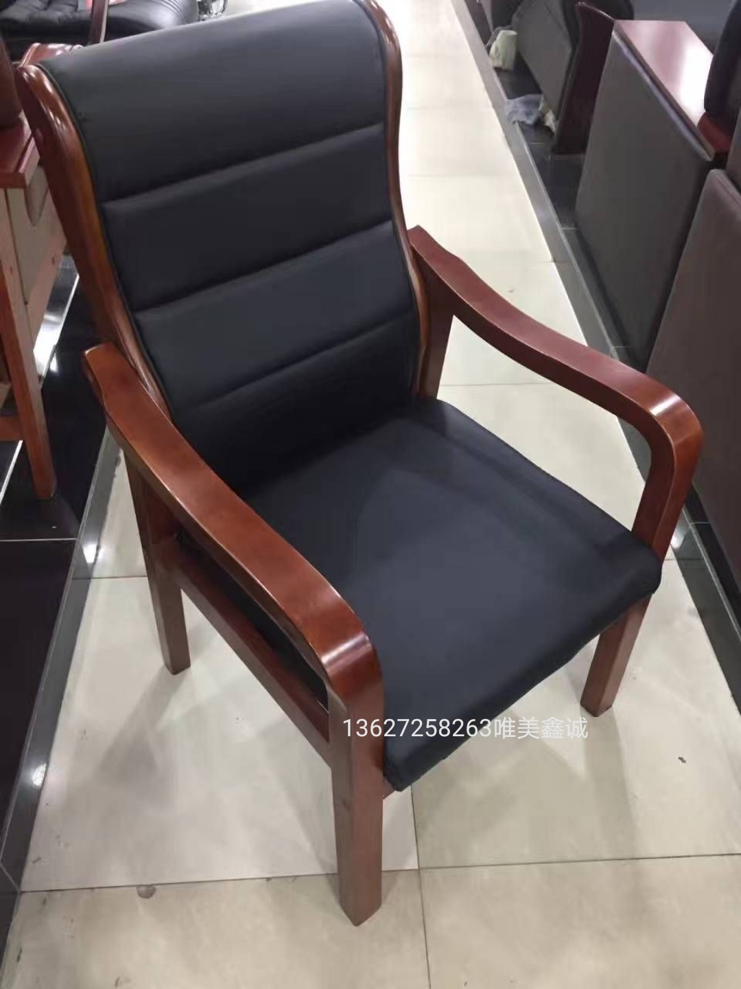 实木架会议椅WM-SH-007