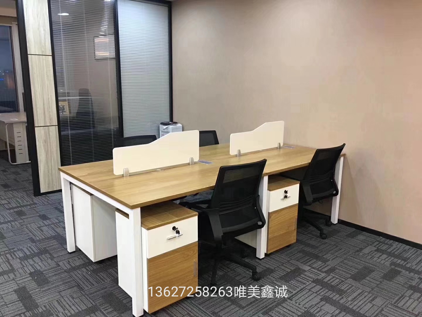  钢架组合屏风卡座GJ-WH-002