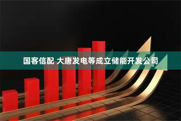 国客信配 大唐发电等成立储能开发公司